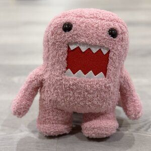 Domo Kun Pink Furry Plush Toy Monster 11” NHK Japan Collectible 2013